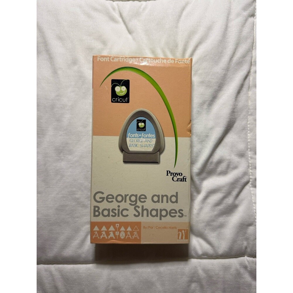 Cricut George and Basic Shapes Font Cartridge Shapes Theme MPN 29-0025